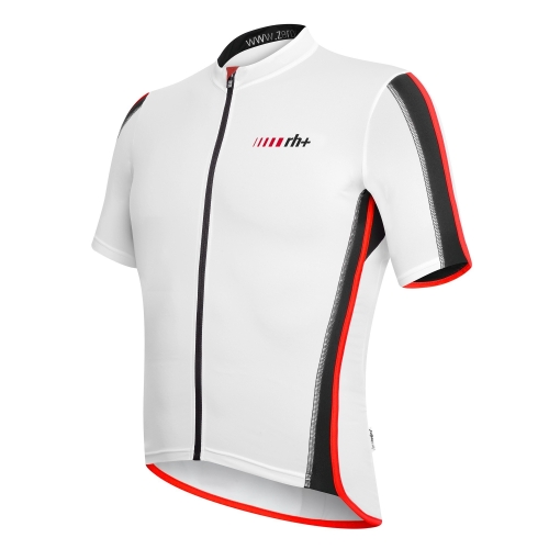 Koszulka rowerowa zeroRH+ Sprint FZ white-black-red - L