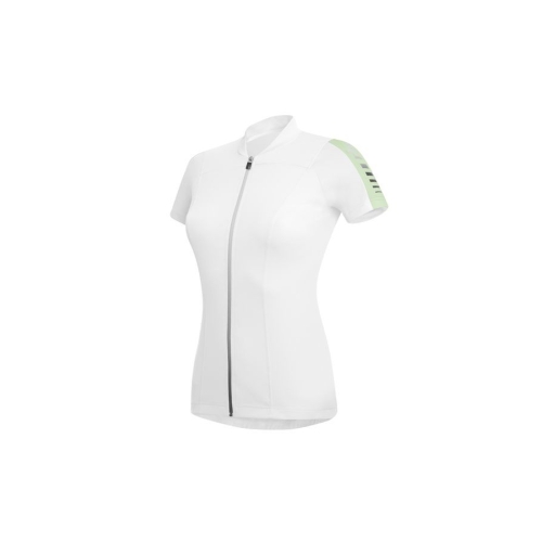 Damska koszulka rowerowa zeroRH+ Spirit WHITE - PASTEL GREEN - S