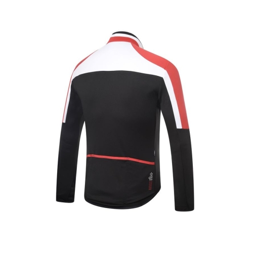 Koszulka rowerowa zeroRH+ Space Thermo black-white-red - L
