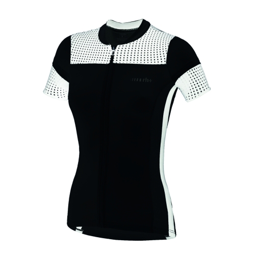 Damska koszulka rowerowa zeroRH+ Flap W black-white - L
